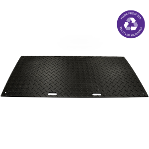 Ground Protection Mat HDPE 2400 x 1200mm Checkered Style