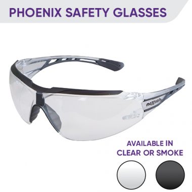 Phoenix Safety Glasses - Pack of 12 - Site HQ