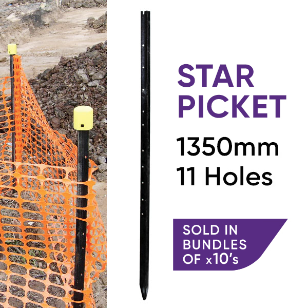 Star Picket 1350mm Super Site HQ