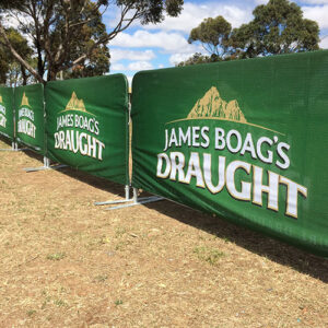 Crowd Control Barrier Coverings