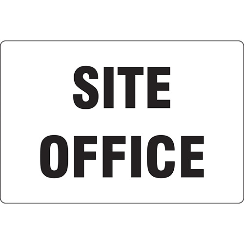 Safety Sign 450x300mm - Site Office