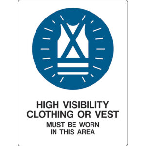 Safety Sign 600x450mm - Hi Viz Clothing