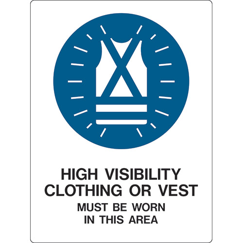 Safety Sign 600x450mm - Hi Viz Clothing