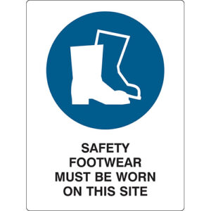 Safety Sign 600x450mm - Safety Footwear
