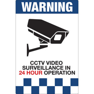 Safety Sign 900x600mm - CCTV Surveillance
