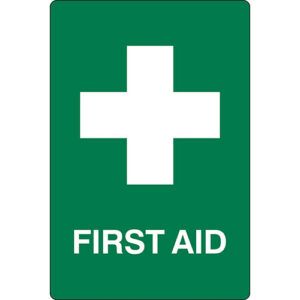 Safety Sign 450x300mm - First Aid