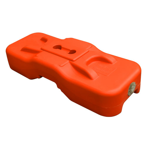 Concrete-filled-blown-moulded-temporary-fence-foot-25kg