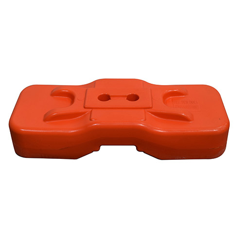 Temp Fence Feet - 25mm Hole/81mm Pitch 25kg Blown Moulded - 1300TF Transverse - Image 2