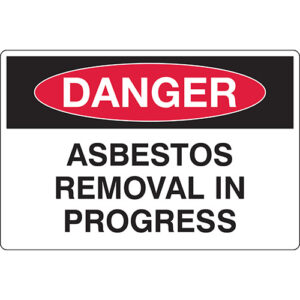 Safety Sign 450x300mm - Asbestos Removal