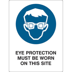 Safety Sign 600x450mm - Eye Protection